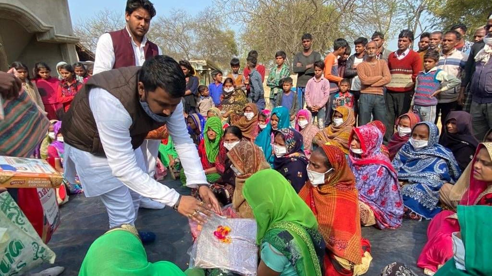 Distribution drive for women in the constituency
